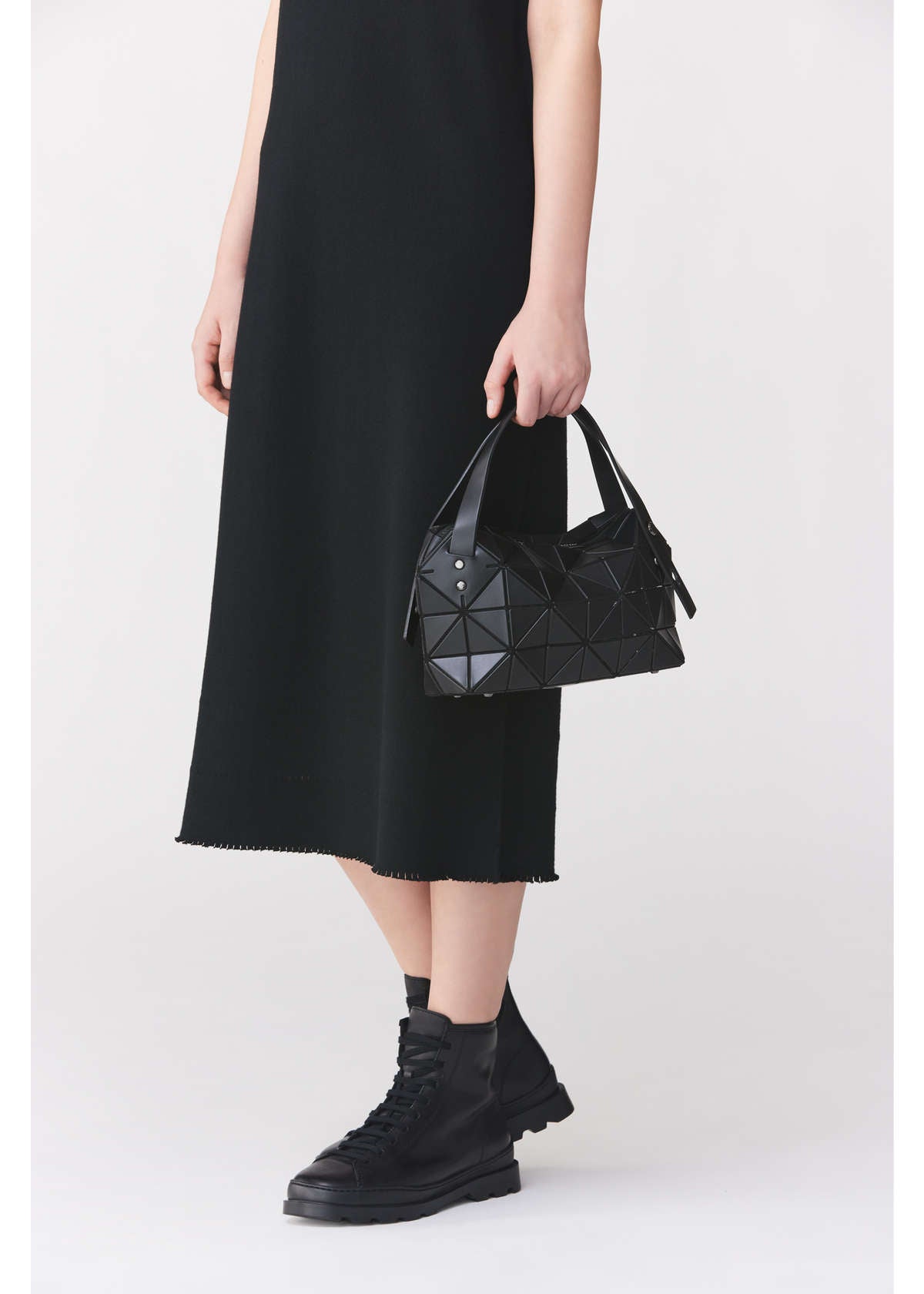 BAO BAO ISSEY MIYAKE BOSTON バンドバッグ　ブラック