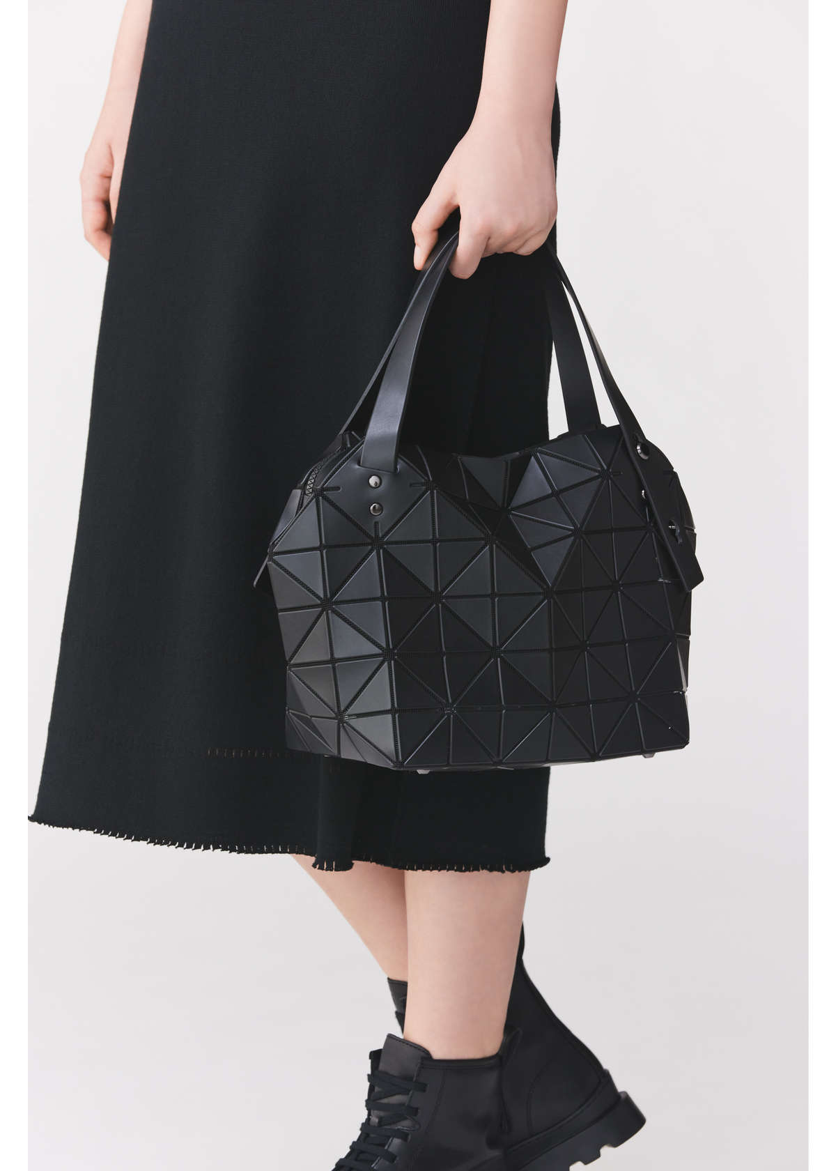 BAO BAO ISSEY MIYAKE BOSTON バンドバッグ　ブラック