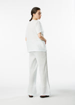 KYO CHIJIMI HEM LINE FRINGE、ウィメンズ_トップス_トップ、着用画像2