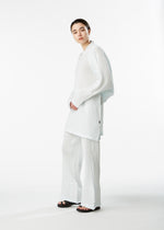 KYO CHIJIMI HEM LINE FRINGE、ウィメンズ_トップス_トップ、着用画像1