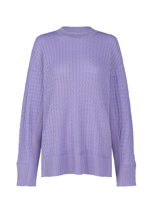 CABLE KNIT、ウィメンズ_トップス_トップ、パープル