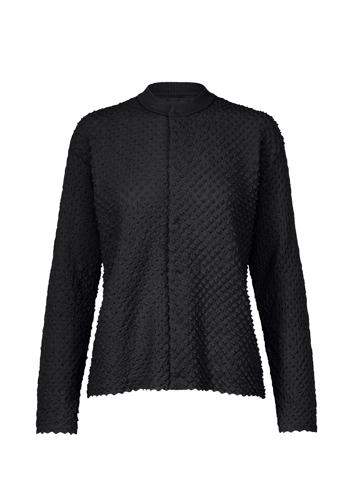 HIGH TWIST COTTON、ウィメンズ_トップス_カーディガン、ブラック