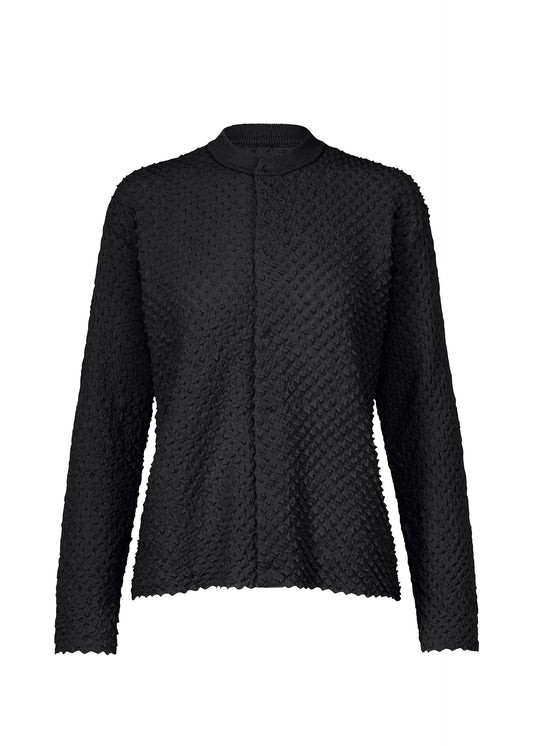 HIGH TWIST COTTON、ウィメンズ_トップス_カーディガン、ブラック