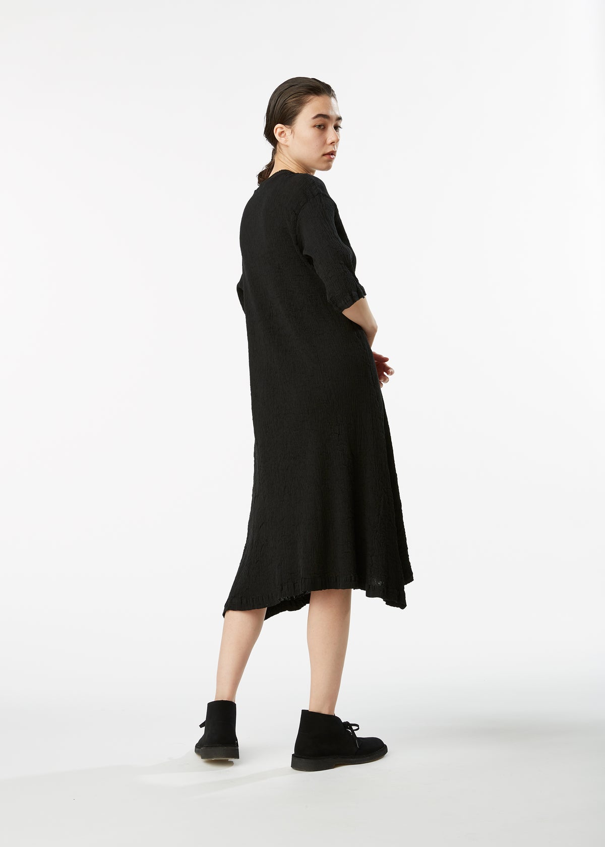 KYO CHIJIMI BASIC、ウィメンズ_ワンピース、着用画像2