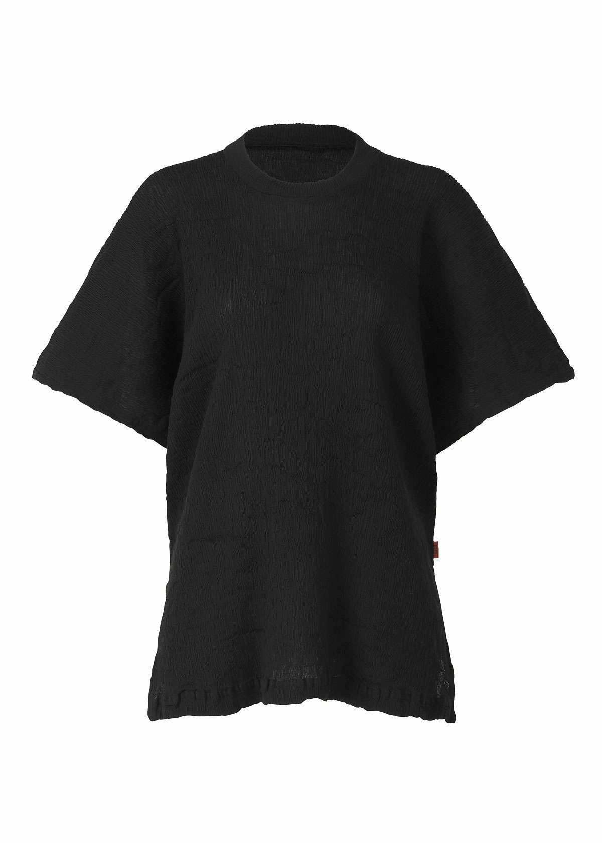 KYO CHIJIMI BASIC、ウィメンズ_トップス_トップ、ブラック