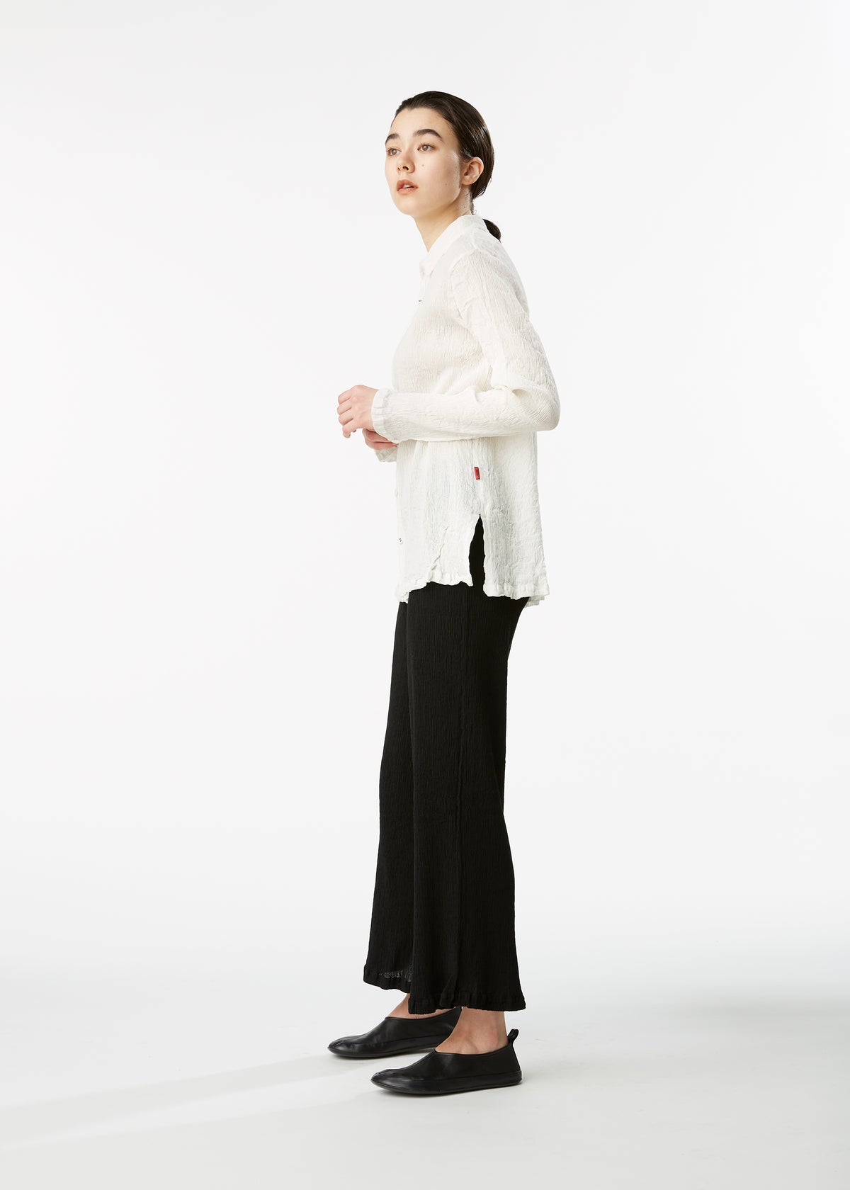 KYO CHIJIMI BASIC、ウィメンズ_トップス_シャツ、着用画像2