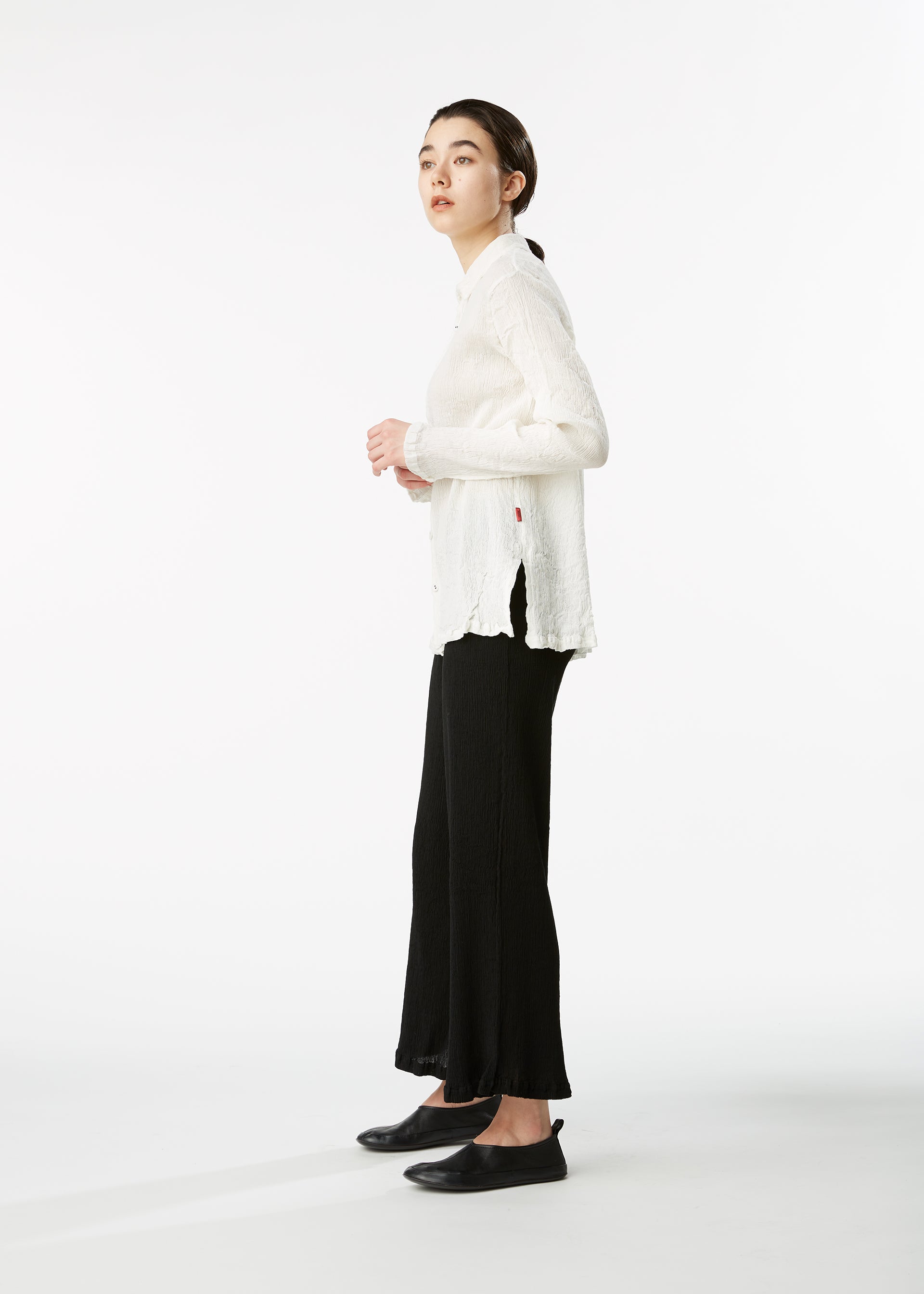 KYO CHIJIMI BASIC、ウィメンズ_トップス_シャツ、着用画像2