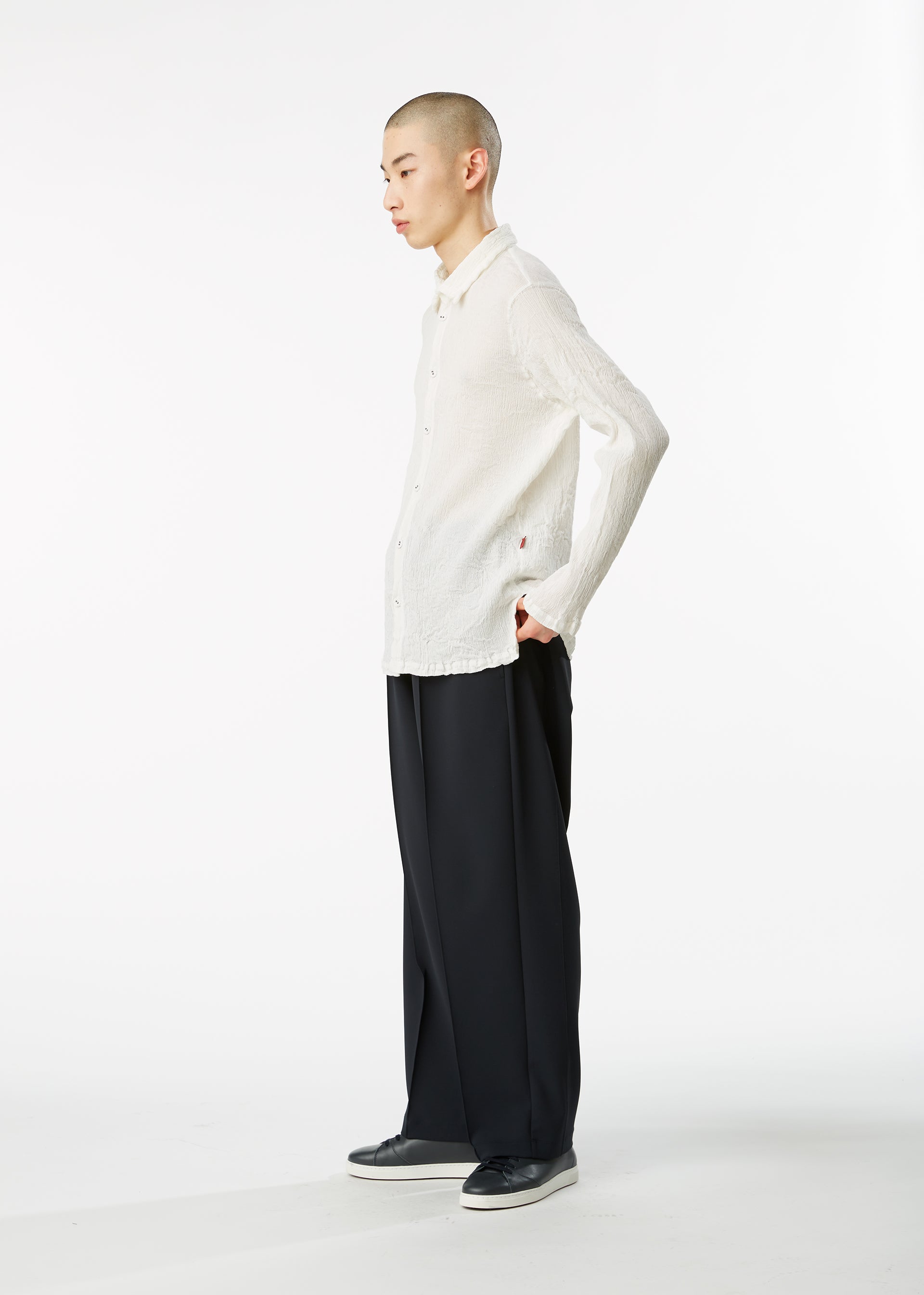 KYO CHIJIMI BASIC、ウィメンズ_トップス_シャツ、着用画像6