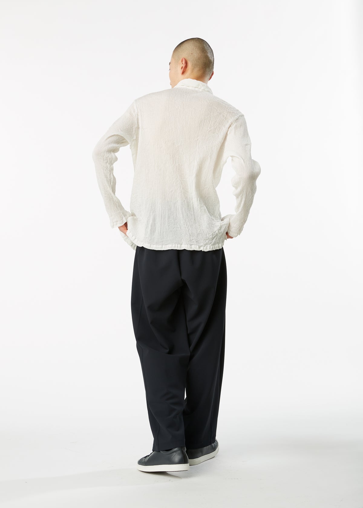 KYO CHIJIMI BASIC、ウィメンズ_トップス_シャツ、着用画像7