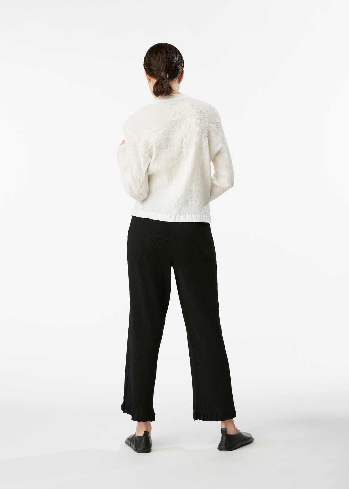 KYO CHIJIMI BASIC、ウィメンズ_トップス_カーディガン、着用画像3