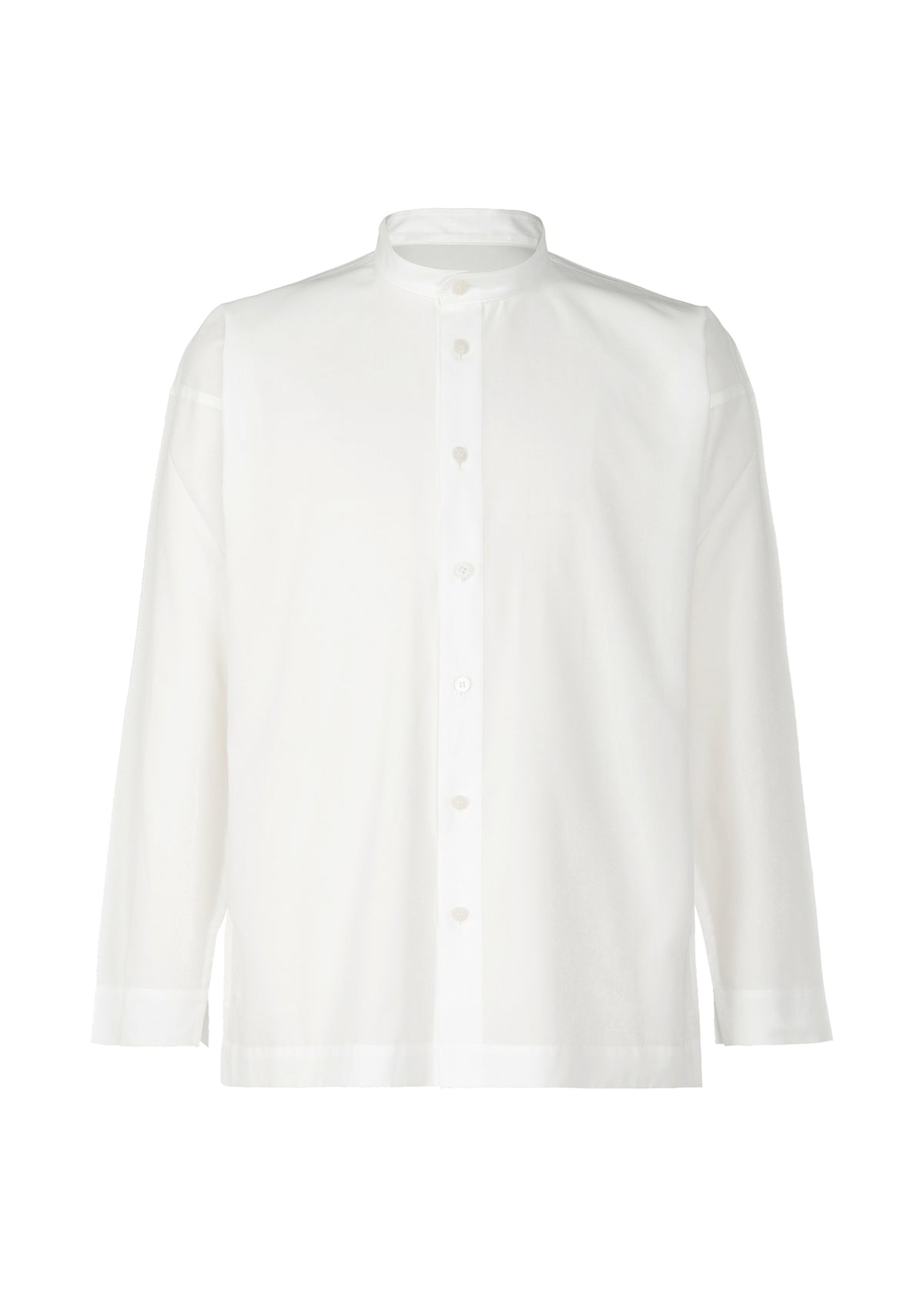 BOW-TIE PRESS SHIRT、メンズ_トップス、ホワイト