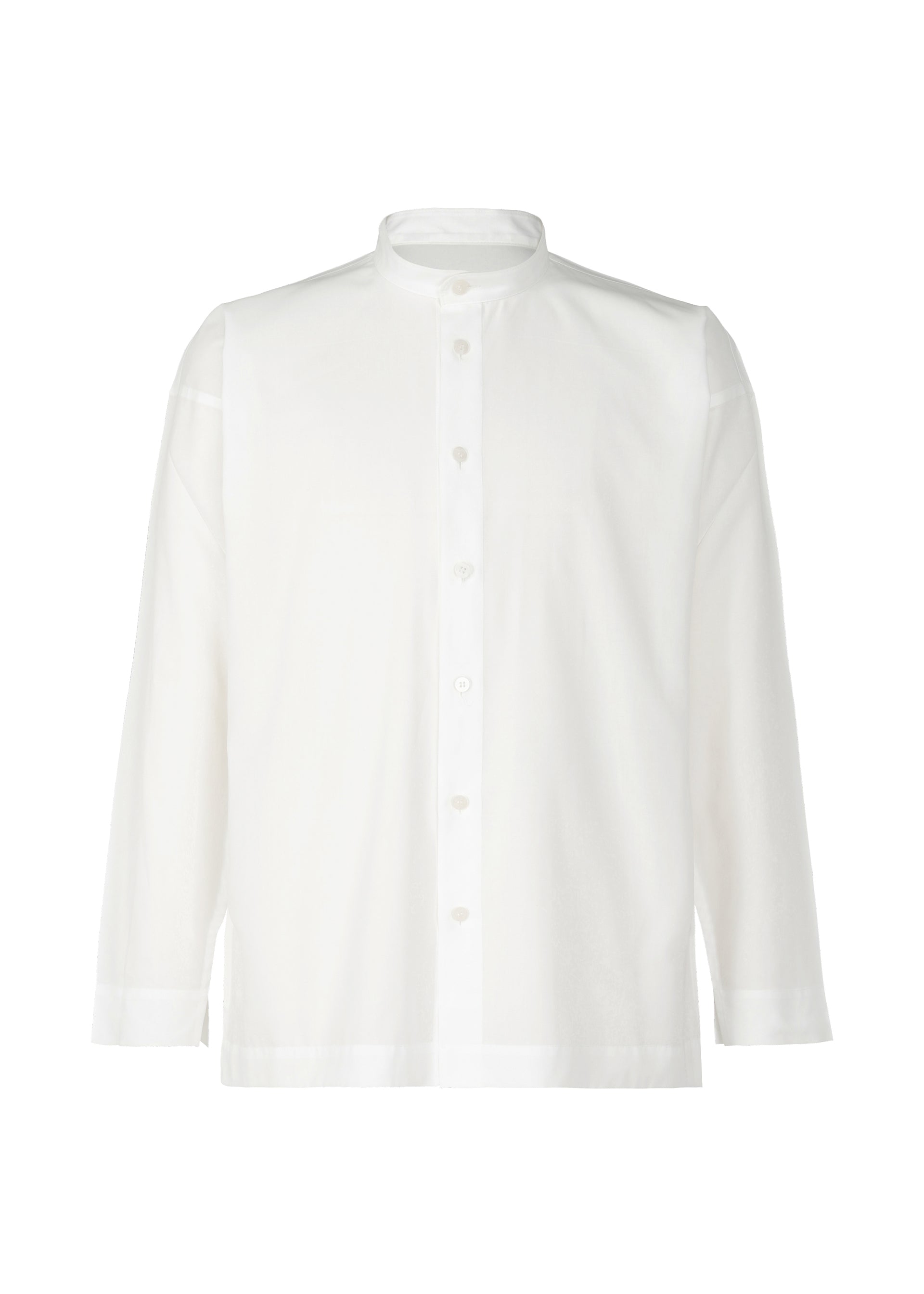 BOW-TIE PRESS SHIRT、メンズ_トップス、ホワイト