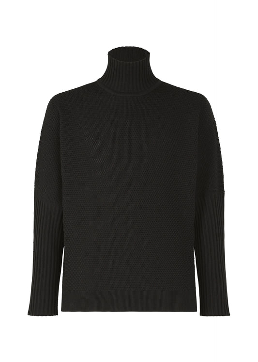 RUSTIC KNIT、メンズ_ニット、ブラック