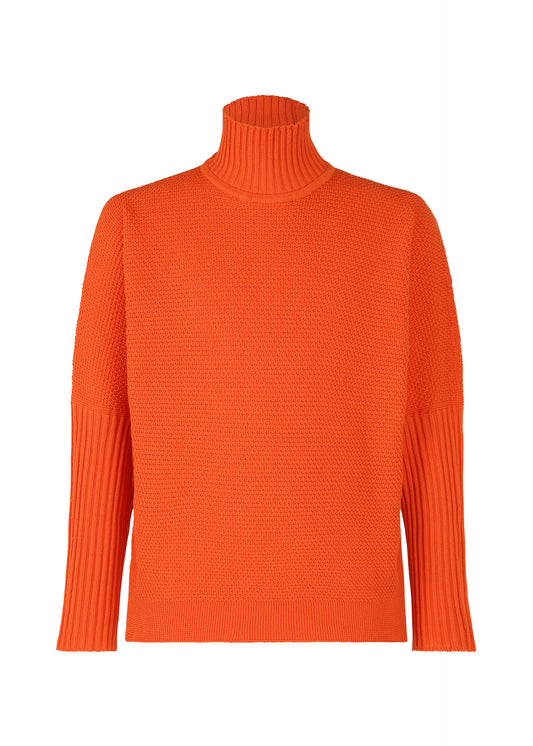RUSTIC KNIT、メンズ_ニット、オレンジ