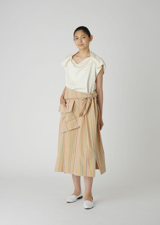 STRIPE COTTON、ウィメンズ_スカート、着用画像1