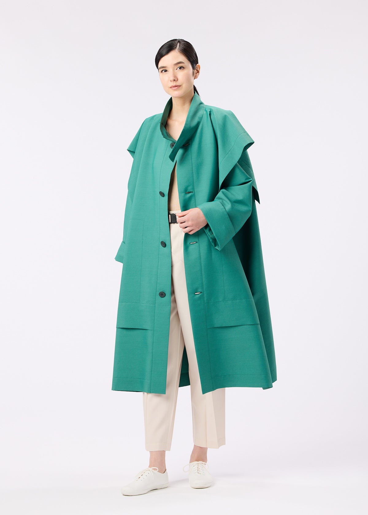 FRAME WIND COAT、ウィメンズ_ジャケット&コート、着用画像5