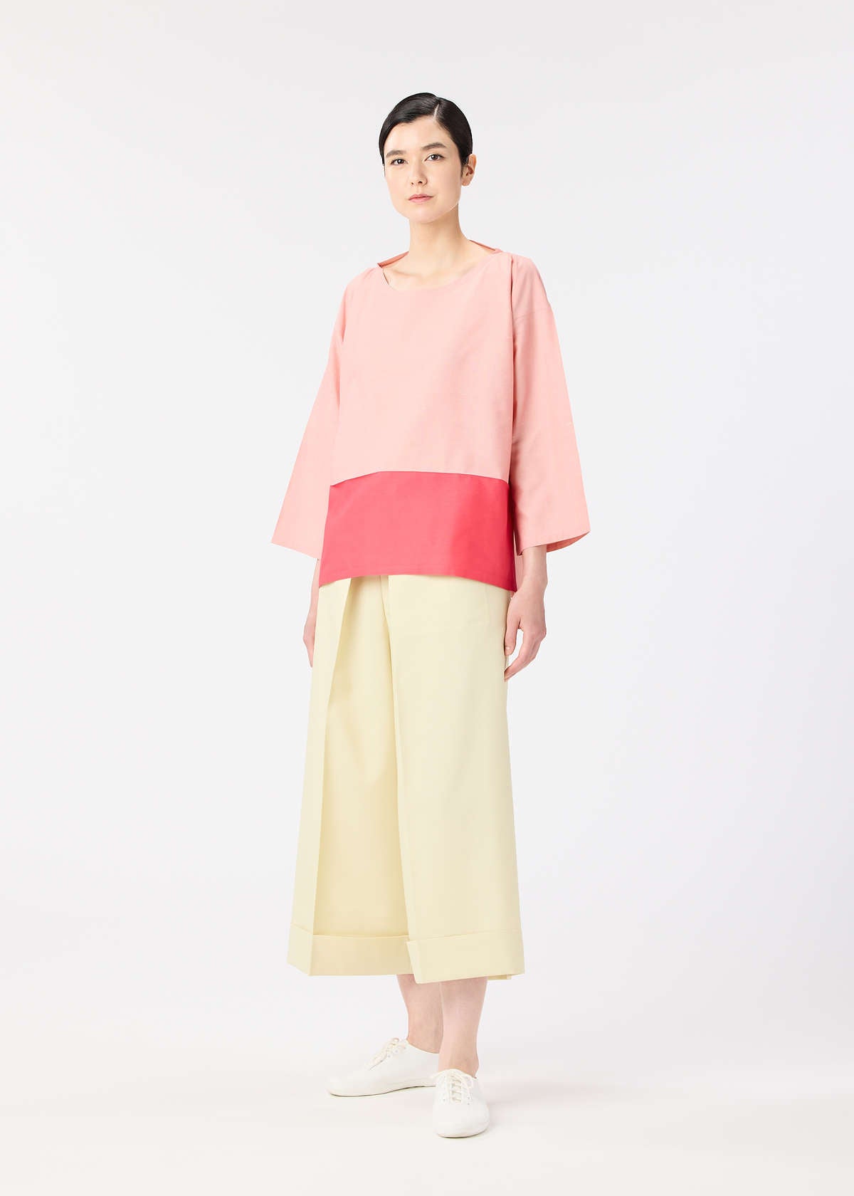 TONE PRINT T、ウィメンズ_トップス_シャツ、着用画像1