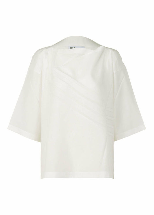 PLEATS T BASIC、ウィメンズ_トップス、ホワイト