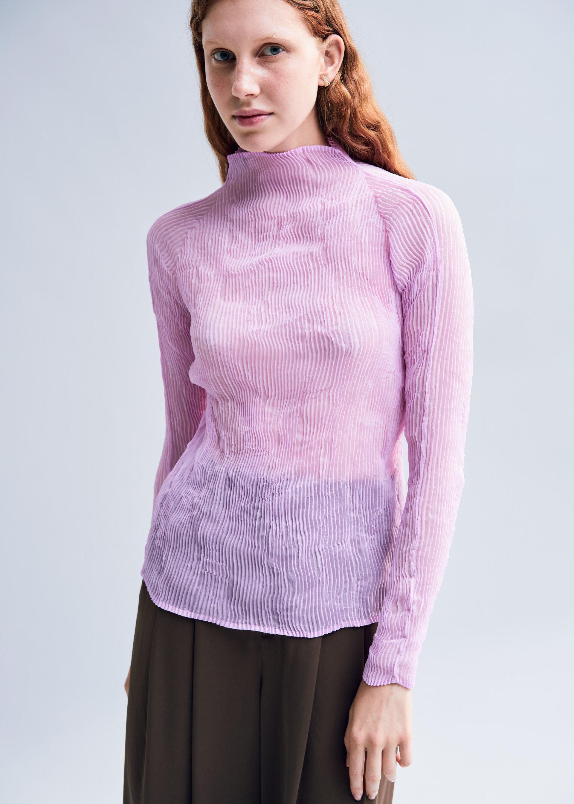 CHIFFON TWIST 3、メンズ_トップス_トップ、着用画像2