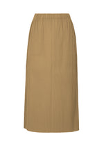 FINE KNIT PLEATS BOTTOM 3、ウィメンズ_スカート、ベージュ