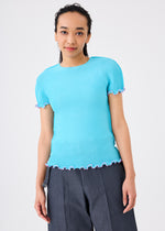 MELLOW STRETCH PLEATS、ウィメンズ_トップス_トップ、着用画像1
