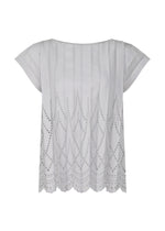 LACE PLEATS、ウィメンズ_トップス_トップ、グレー