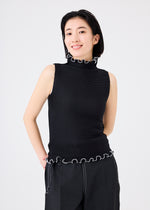 MELLOW STRETCH PLEATS、ウィメンズ_トップス_トップ、着用画像1