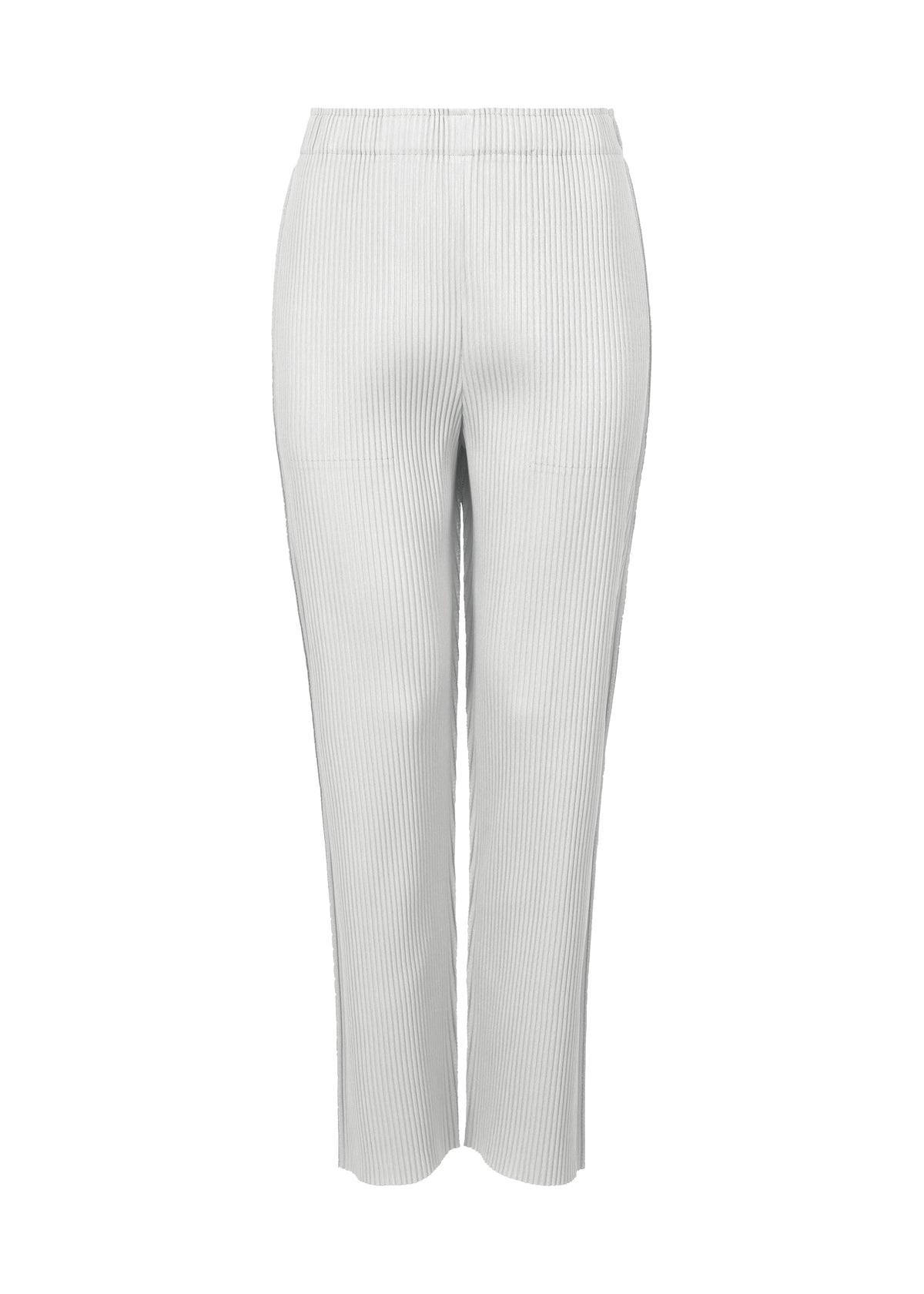 MIX FINE KNIT PLEATS BOTTOM、ウィメンズ_パンツ、グレー