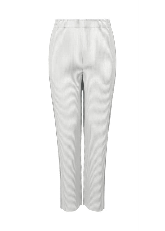 MIX FINE KNIT PLEATS BOTTOM、ウィメンズ_パンツ、グレー