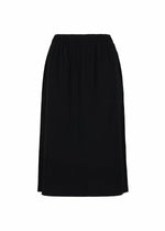 FINE KNIT PLEATS BLACK、ウィメンズ_スカート、ブラック