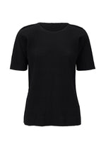 FINE KNIT PLEATS BLACK