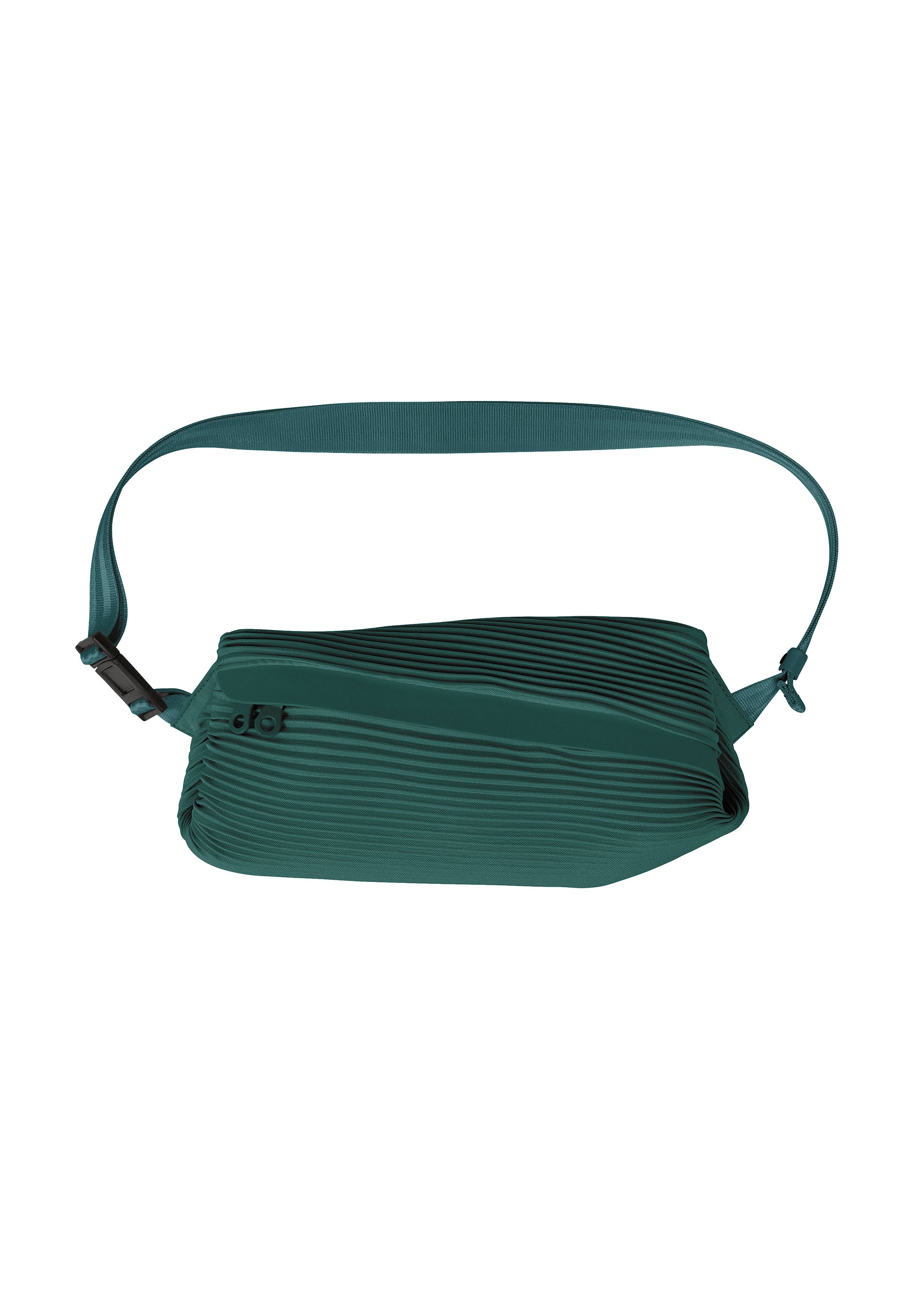 BIAS PLEATS WAISTBAG